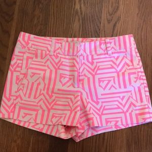 Jcrew Pink patterned shorts